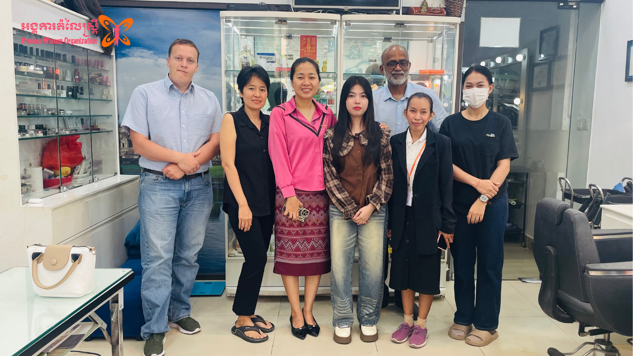 Donor visit from Heaven Family